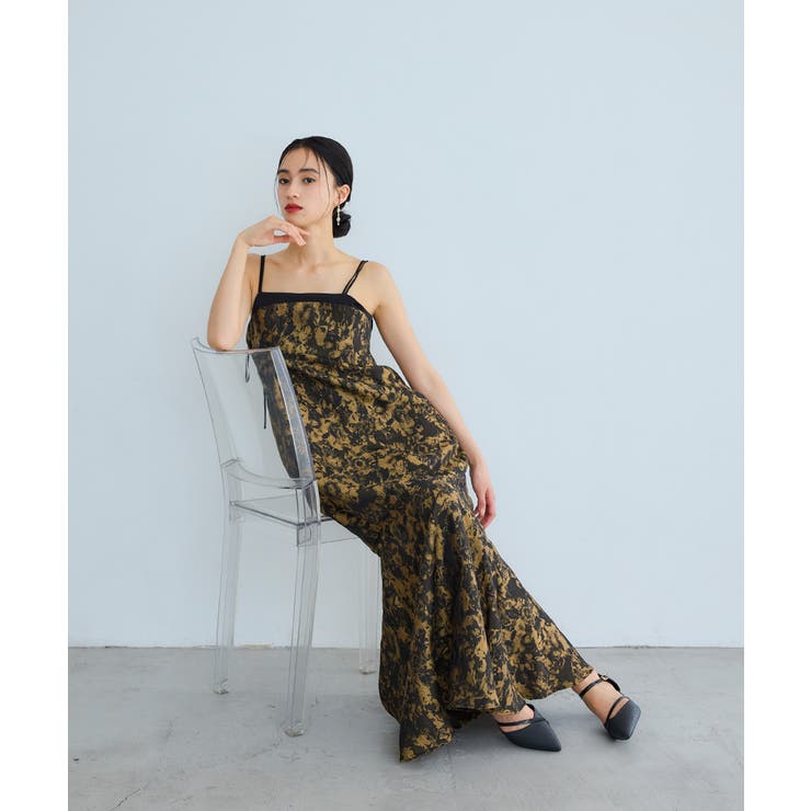 niana ニアナ ジャガードジッパードレス | Fashion Letter | 詳細画像14 