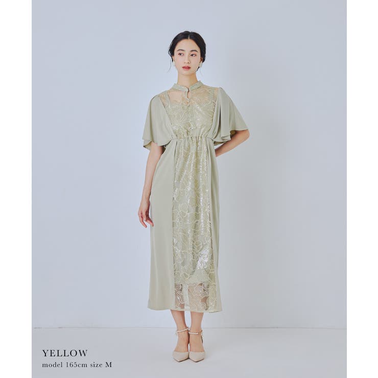 niana ニアナ スパンコール刺繍レースドレス | Fashion Letter | 詳細画像6 