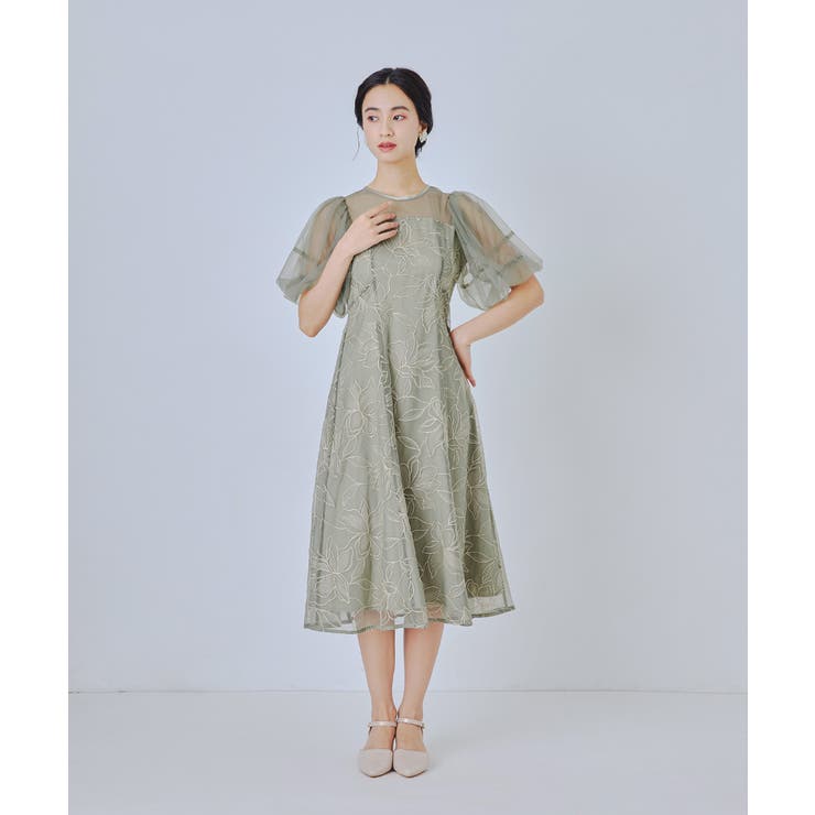 niana ニアナ リリーパターンレースドレス | Fashion Letter | 詳細画像3 