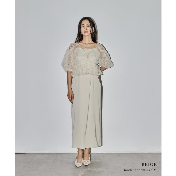 niana ニアナ フラッフィーフラワーセットドレス | Fashion Letter | 詳細画像10 