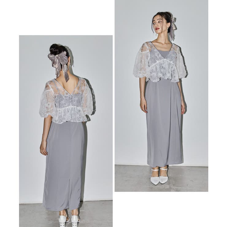 niana ニアナ フラッフィーフラワーセットドレス | Fashion Letter | 詳細画像15 