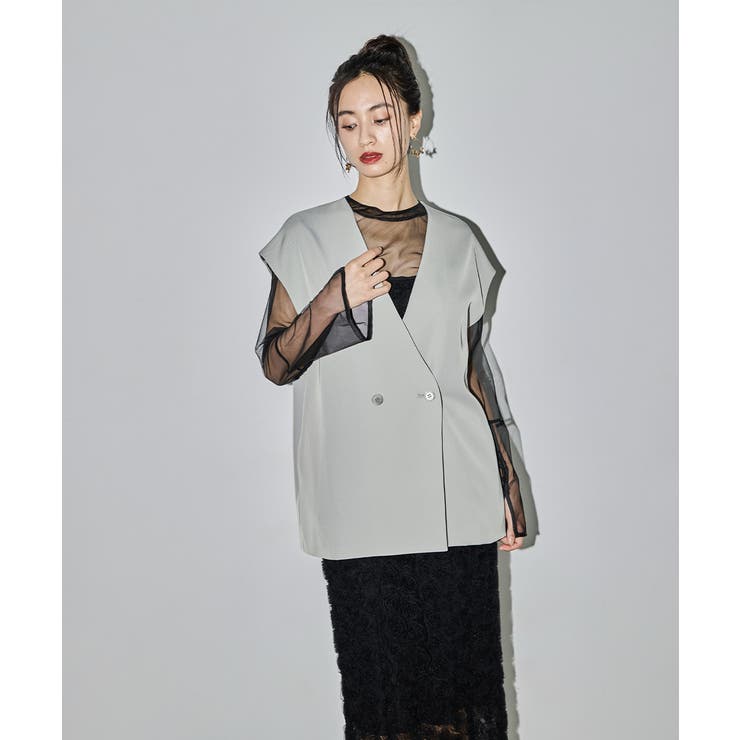 niana ニアナ ローズレースペンシルドレス[品番：FT000010407