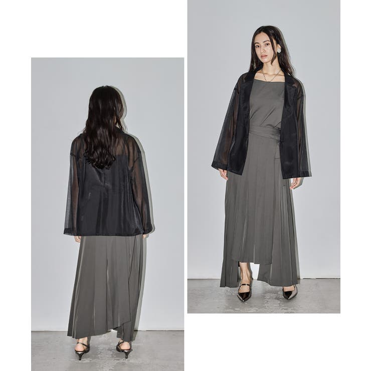 niana ニアナ プリーツスカートシアージャケットセットアップ | Fashion Letter | 詳細画像4 