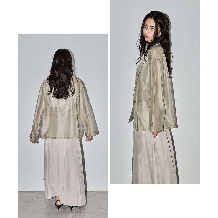 niana ニアナ プリーツスカートシアージャケットセットアップ | Fashion Letter | 詳細画像14 