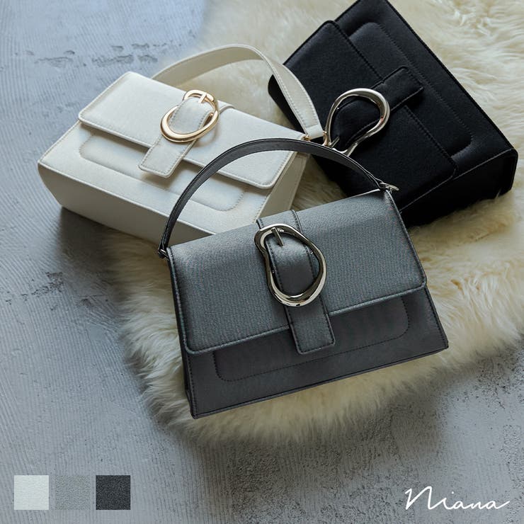 niana ニアナ 3wayイレギュラーモチーフサテンバッグ | Fashion Letter | 詳細画像1 