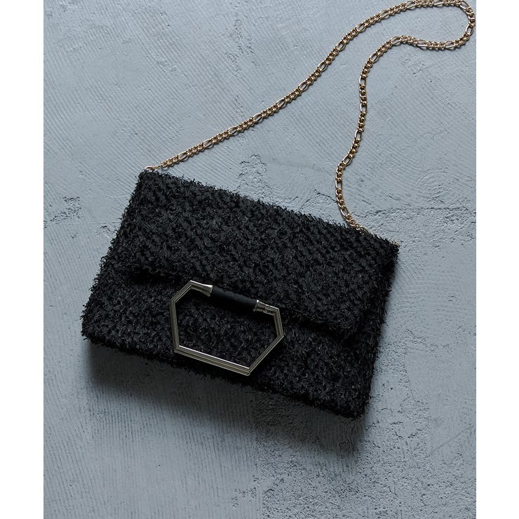 niana ニアナ メタルハンドルシャギーバッグ[品番：FT000010448