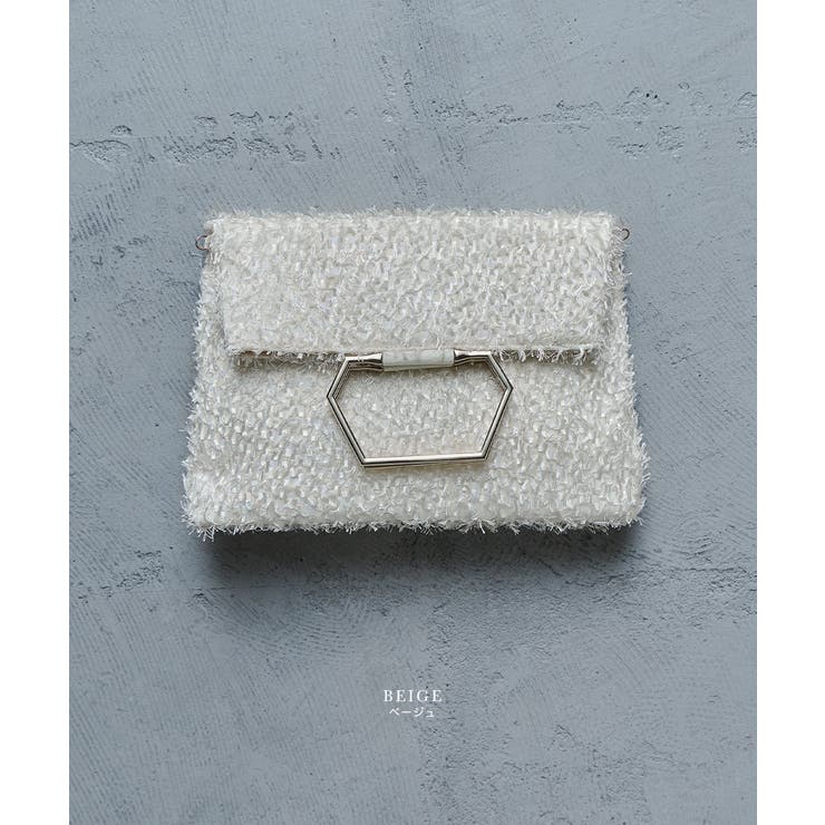 niana ニアナ メタルハンドルシャギーバッグ[品番：FT000010448