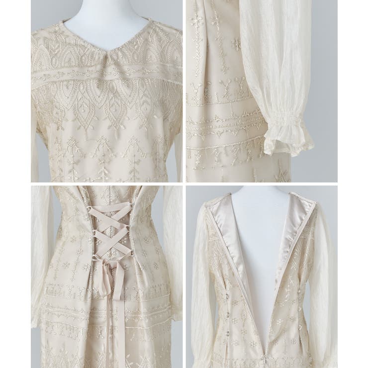 niana ニアナ ルナレースコクーンドレス | Fashion Letter | 詳細画像18 