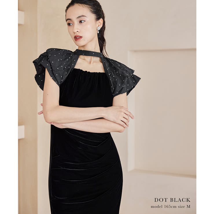 niana ニアナ ドレープベロアドレス | Fashion Letter | 詳細画像2 