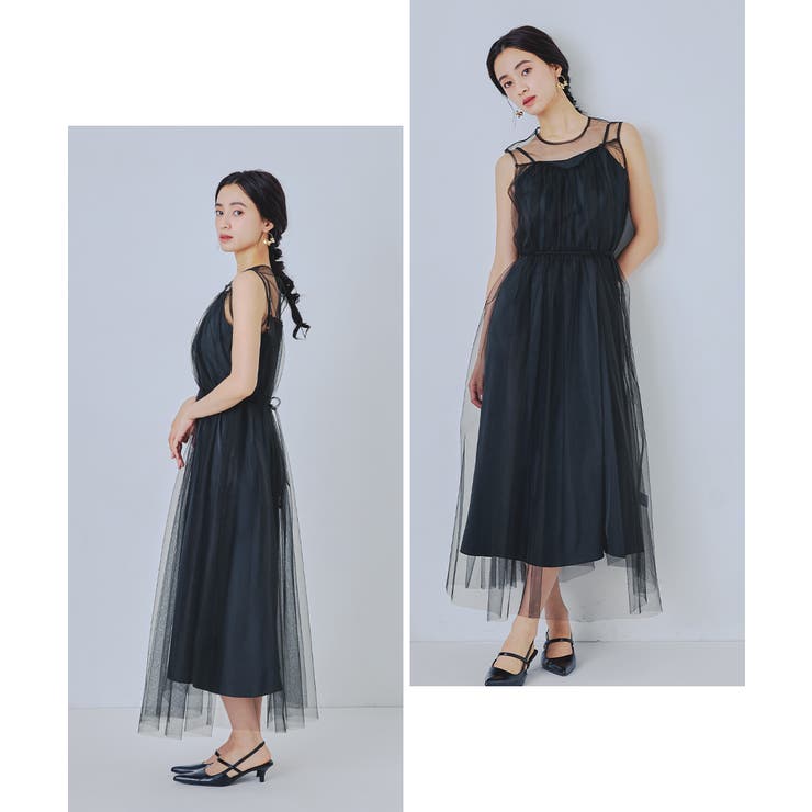 niana ニアナ ショートジレセットチュールドレス | Fashion Letter | 詳細画像4 