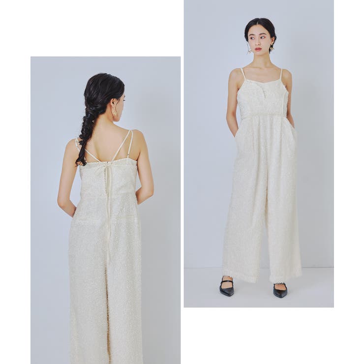 niana ニアナ シャギーオールインワンドレス | Fashion Letter | 詳細画像6 