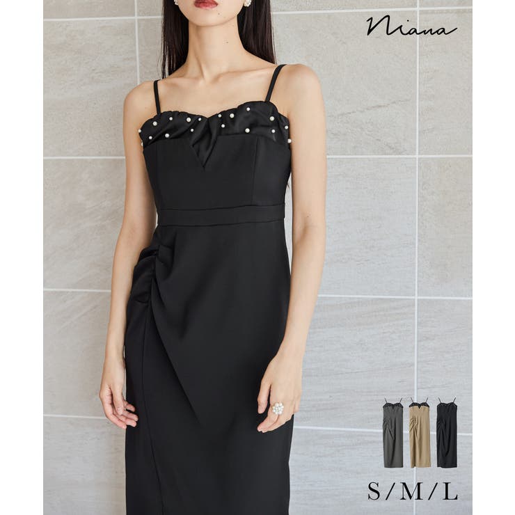 niana ニアナ ドロップパールドレス[品番：FT000010466