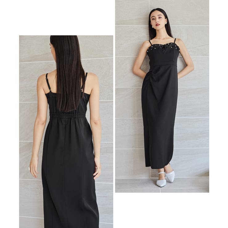 【新品・未使用・タグなし】niana タックパールワンピース ニアナ niana タックパールワンピースセレモニースーツ
