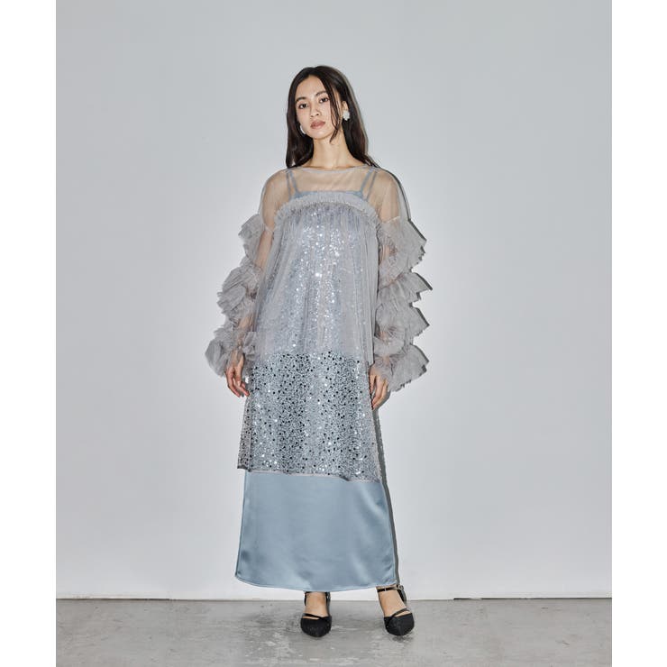 niana ニアナ サテンミニマルドレス | Fashion Letter | 詳細画像11 