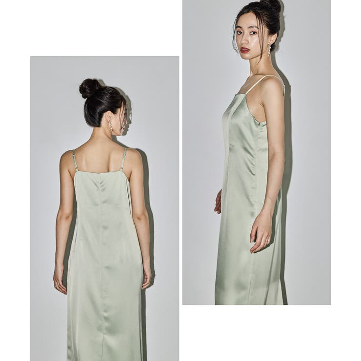 niana ニアナ サテンミニマルドレス | Fashion Letter | 詳細画像16 