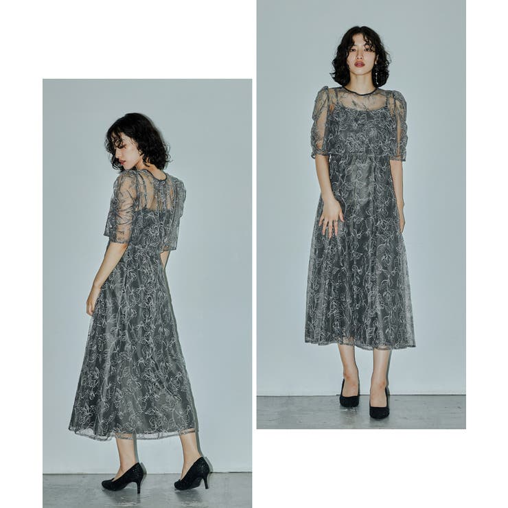 niana ニアナ エンブロイダリーボレロセットドレス[品番：FT000009817