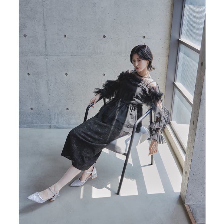 niana ニアナ チュールフリルブラウスセットドレス | Fashion Letter | 詳細画像7 