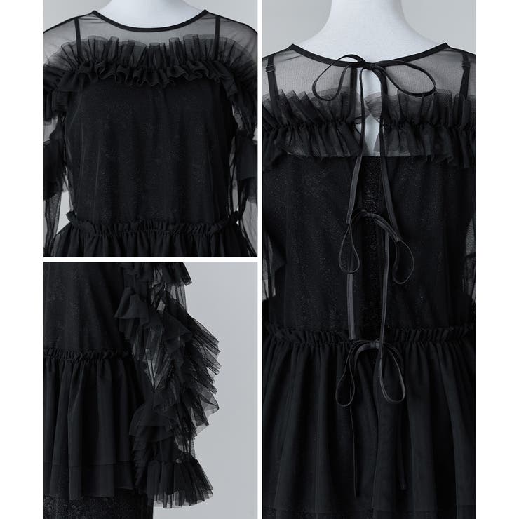 niana ニアナ チュールフリルブラウスセットドレス | Fashion Letter | 詳細画像17 