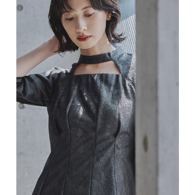 niana ニアナ フラワーレースカットアウトドレス | Fashion Letter | 詳細画像7 