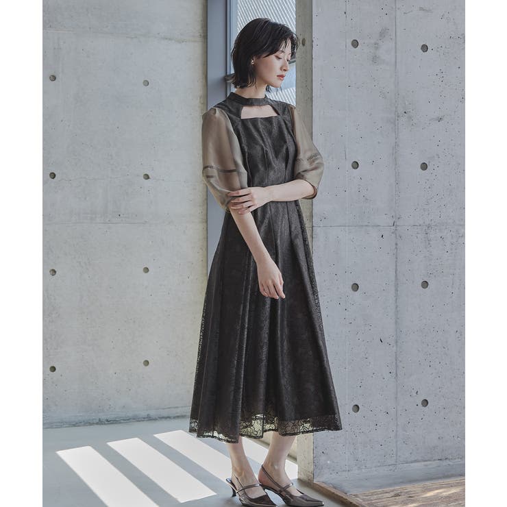 niana ニアナ フラワーレースカットアウトドレス | Fashion Letter | 詳細画像15 