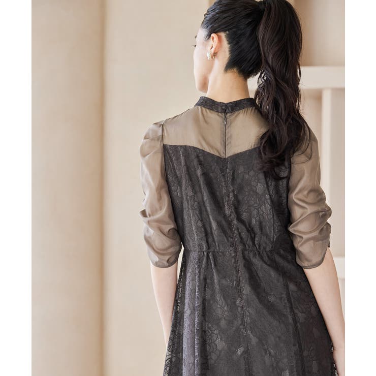 niana ニアナ フラワーレースノットデザインドレス | Fashion Letter | 詳細画像17 