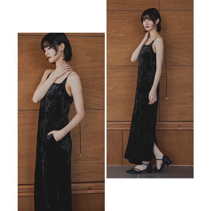 niana ニアナ カーブスクエアベロアドレス | Fashion Letter | 詳細画像5 