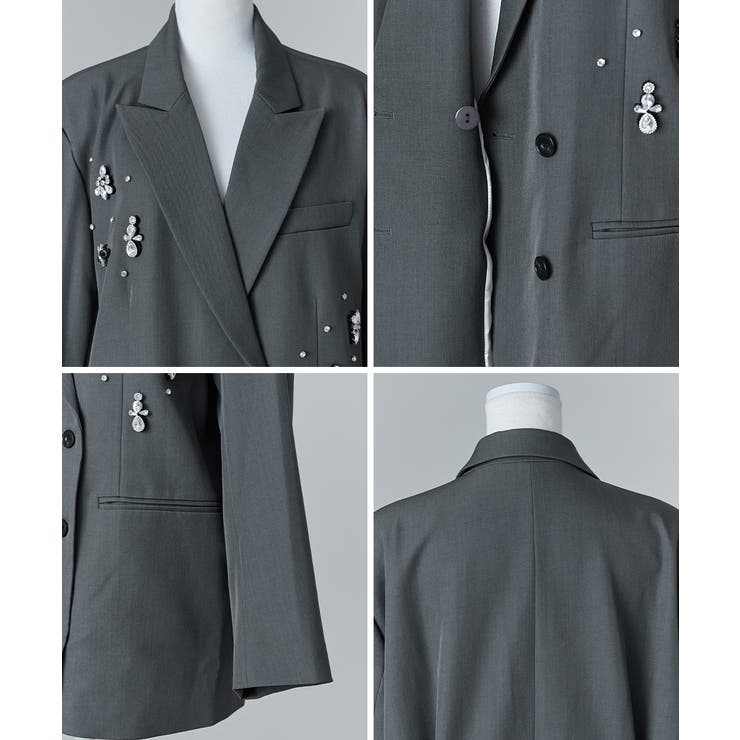 niana ニアナ ジュエルシャインボクシージャケット | Fashion Letter | 詳細画像15 