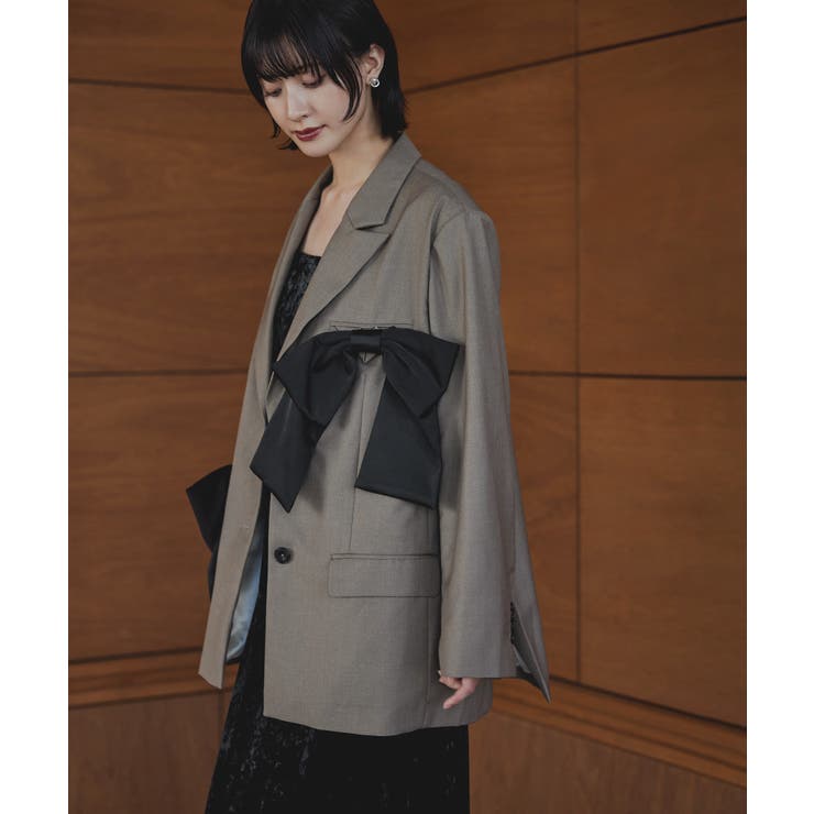 niana ニアナ ビッグリボンジャケット[品番：FT000010571]｜Fashion