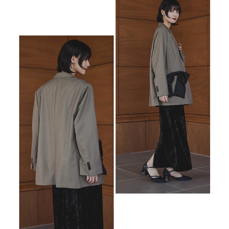 niana ニアナ ビッグリボンジャケット | Fashion Letter | 詳細画像5 