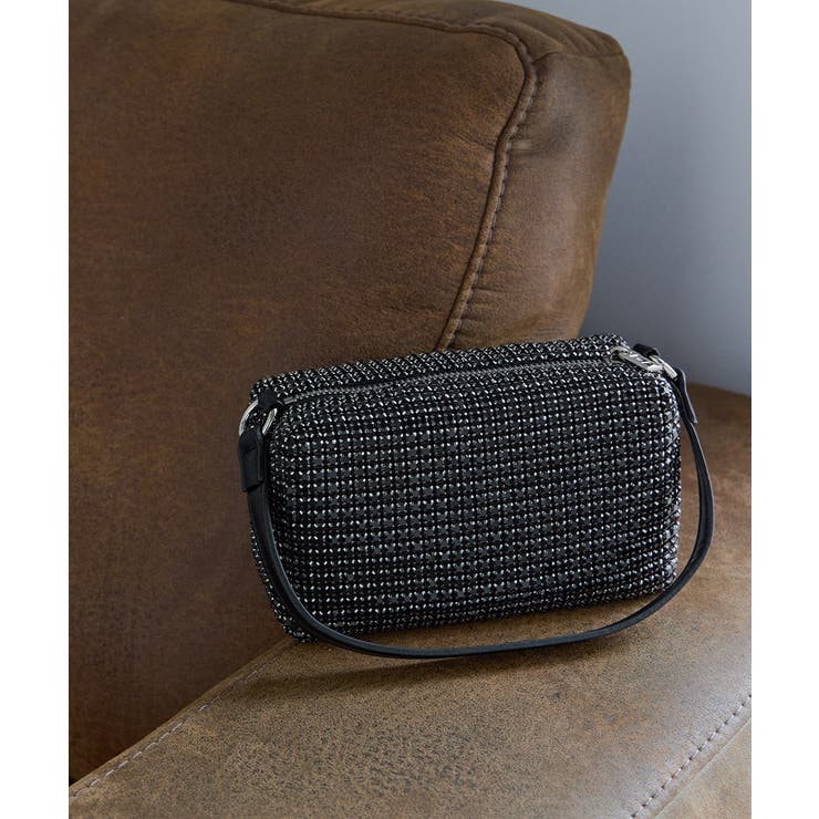 niana ニアナ 2wayラインストーンスクエアバッグ | Fashion Letter | 詳細画像2 