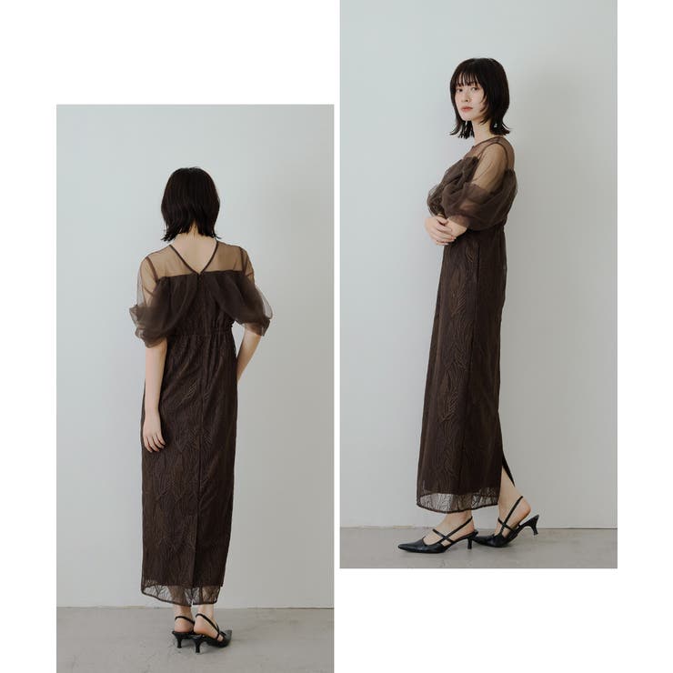 【wanページ】トルネード ペンシル ドレス グレー グレーのトルナードペンシルドレス | et.UNiVER | M | 結婚式