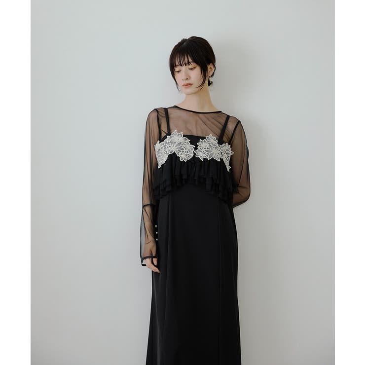 niana ニアナ ペタルエンブロイダリードレス | Fashion Letter | 詳細画像3 