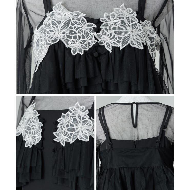 niana ニアナ ペタルエンブロイダリードレス | Fashion Letter | 詳細画像16 