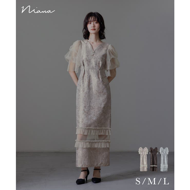 niana ニアナ シアーアリュールドレス | Fashion Letter | 詳細画像1 