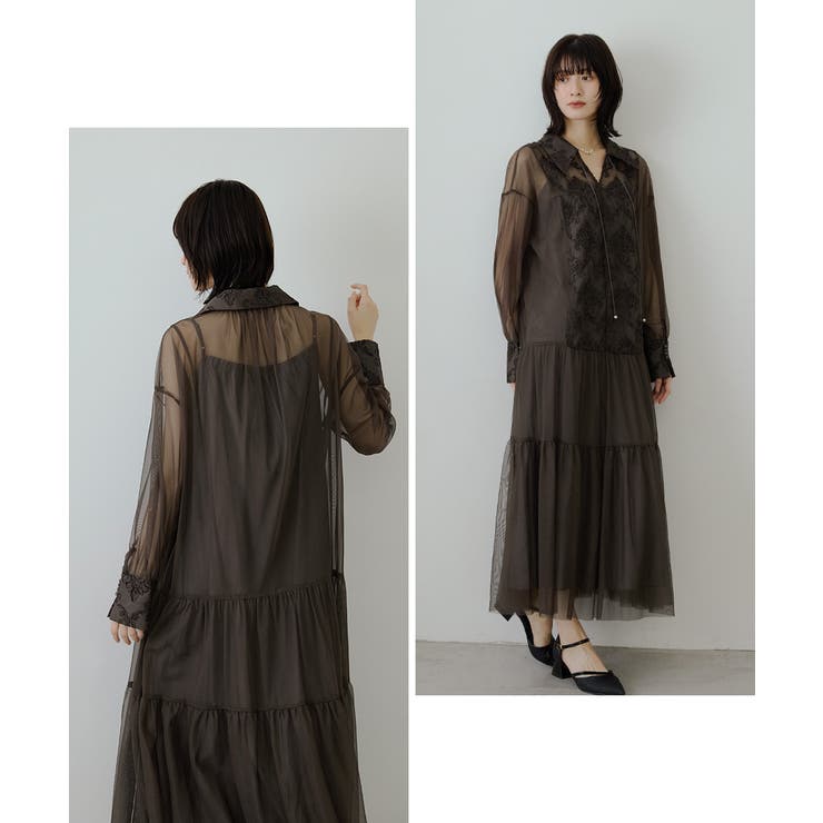 niana ニアナ モールレースAラインドレス | Fashion Letter | 詳細画像9 