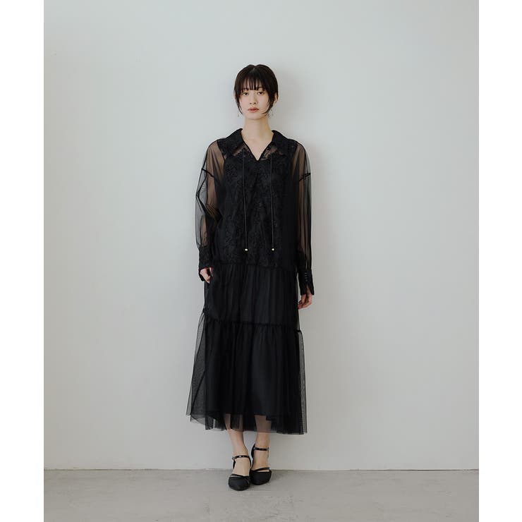 niana ニアナ モールレースAラインドレス | Fashion Letter | 詳細画像13 