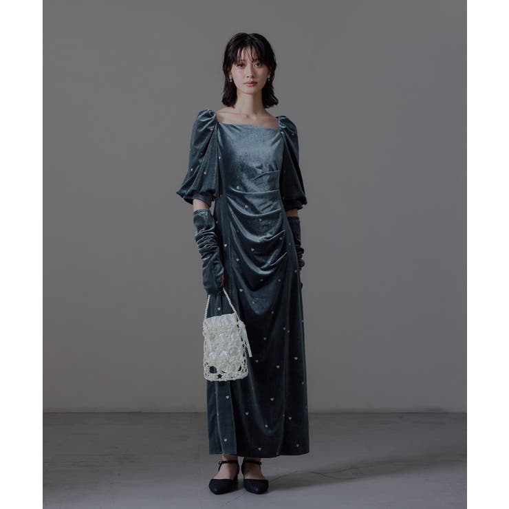 niana ニアナ ベロアアームカバー | Fashion Letter | 詳細画像10 