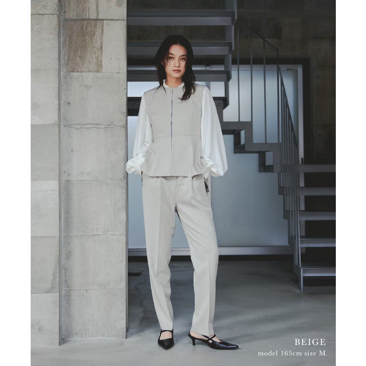 niana ニアナ フレアベストセットアップパンツスーツ | Fashion Letter | 詳細画像9 