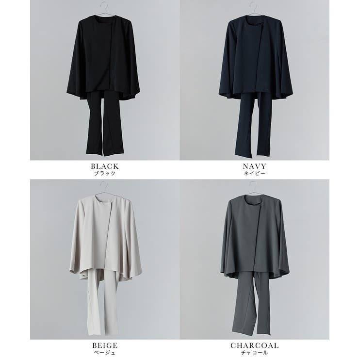 niana ニアナ リボンペプラムブラウスパンツスーツ | Fashion Letter | 詳細画像20 