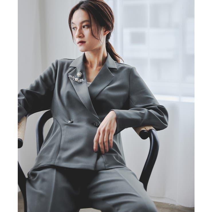 niana ニアナ サイドフレアジャケットパンツスーツ | Fashion Letter | 詳細画像5 