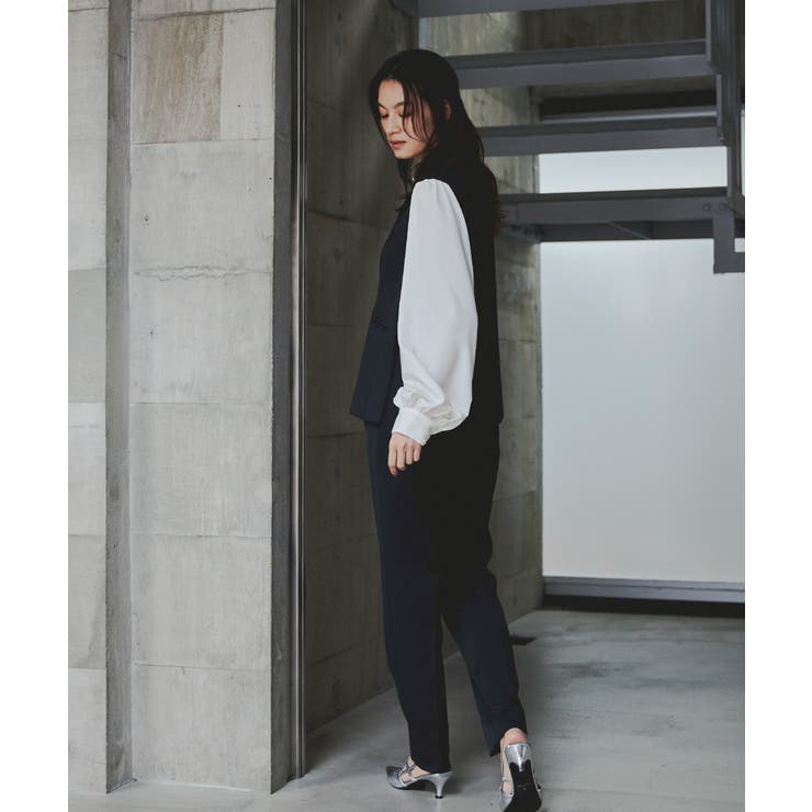 niana ニアナ サイドベルトジレセットアップパンツスーツ | Fashion Letter | 詳細画像9 