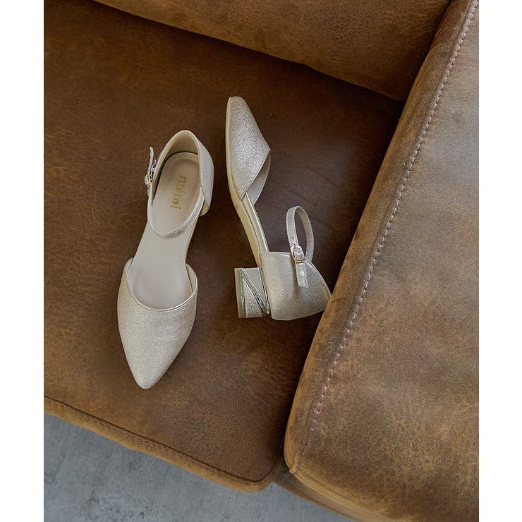 niana ニアナ ラメチャンキーヒールパンプス | Fashion Letter | 詳細画像11 