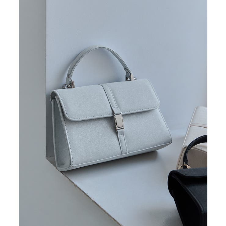 niana ニアナ スクエアラメハンドバッグ | Fashion Letter | 詳細画像2 