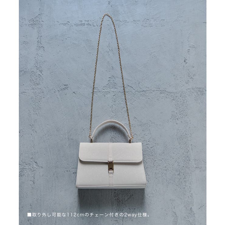niana ニアナ スクエアラメハンドバッグ | Fashion Letter | 詳細画像14 