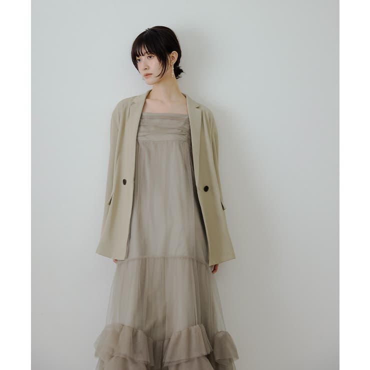 niana ニアナ ジャケットセットチュールフリルドレス[品番