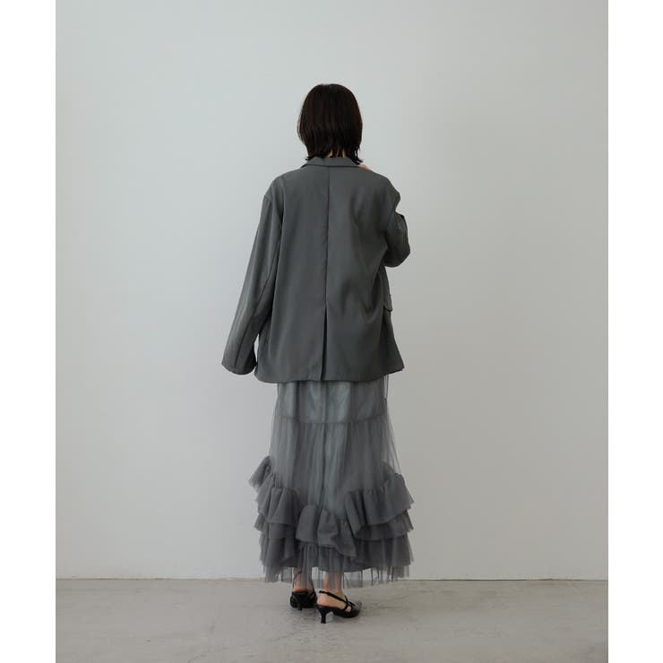 niana ニアナ ジャケットセットチュールフリルドレス[品番