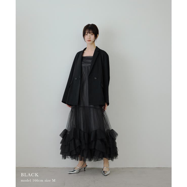 niana ニアナ ジャケットセットチュールフリルドレス | Fashion Letter | 詳細画像12 