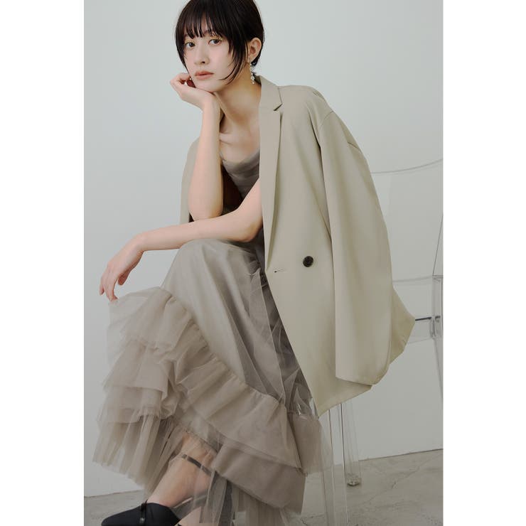 niana ニアナ ジャケットセットチュールフリルドレス[品番