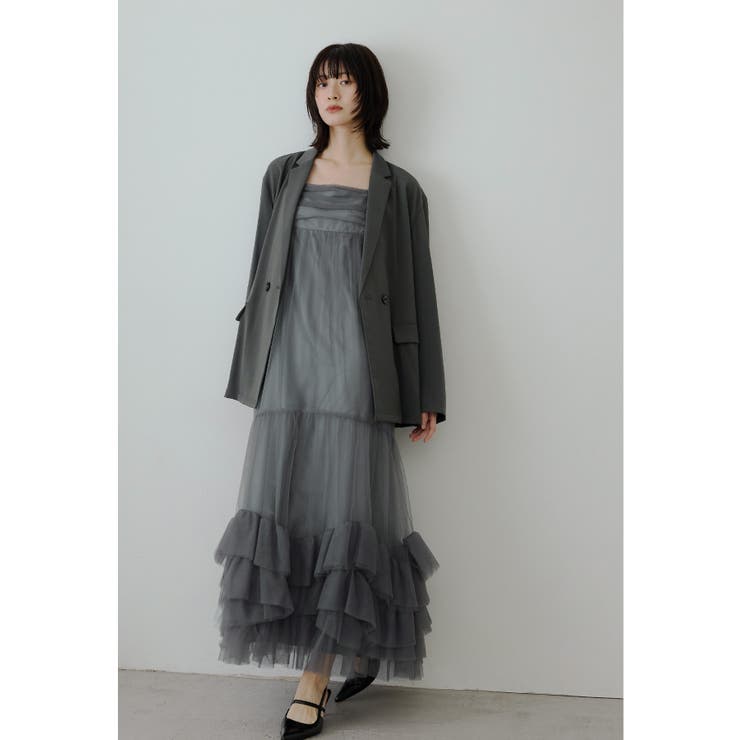 niana フリル付きセットアップドレス Mサイズ niana フリル付きセットアップドレス Mサイズ