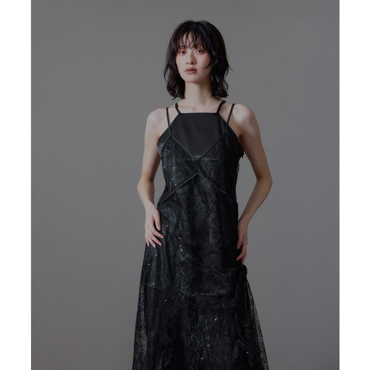 niana ニアナ スパークルレースレディドレス | Fashion Letter | 詳細画像3 